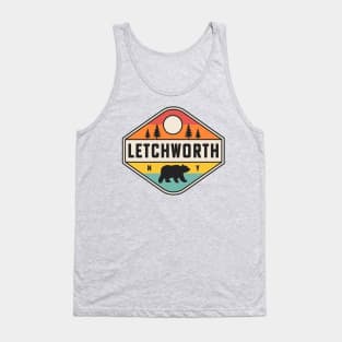 Letchworth State Park Camping Hiking Waterfalls New York Tank Top